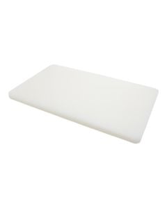 Professional cutting board, polyethylene, white, 60x40x H 2 cm
