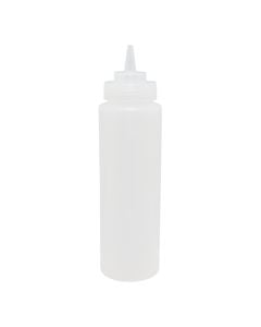 Holder for ketchup/mayonnaise/mustard, plastic, white, 650 ml / Dia. 7x H 25.3 cm