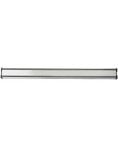 Magnetic knife holder, aluminum, silver, 45.5 x 4.5 cm