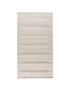 Lemans rug, polypropylene/frieze, light beige, 80x150 cm