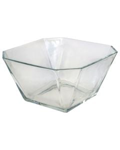 Karen bowl, glass, transparent, 1900 cc / Dia 19.6 x H 10.5 cm