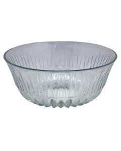 Alinda bowl, glass, transparent, 2050 cc / Dia 22.5 x H 9.3 cm