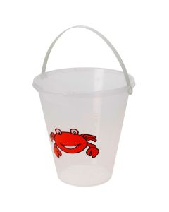 Beach sand bucket toy, plastic, bucket, 22.5 cm