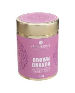 Scented candle, Chakra, Crown, flower scent, D7.5xH10.6 cm, 200 g