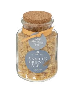 Vanilla scent in melted candle form, D7.5xH12.5 cm, 150 g