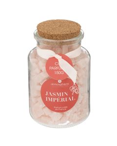 Jasmin flower aroma in melted candle shape, D7.5xH12.5 cm, 150 g