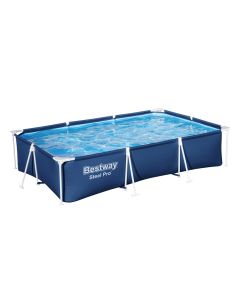 Bestway family pool, metal structure, 3-layer textile, 300x201x66 cm, 3300 L, connection to filtration system Ø 32 mm