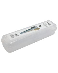 Terra individual box with cutlery set (13 pieces), plastic, assorted colors, 23x6x4.5 cm