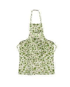 Kitchen apron, polyester, green, 60x84x0.1 cm