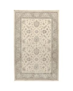 Carpet Elit, shinny polyester, cream/grey, 200x300 cm