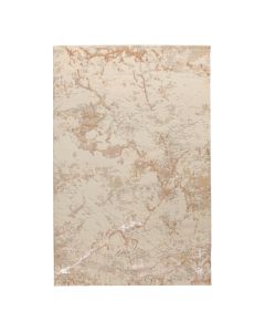 Carpet Safir, polypropylene and polyester shrink/heatset, ivory/salmon, 160x230 cm