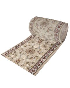 Persian rug, acrylic/cotton/polyester, grey, 66 cm