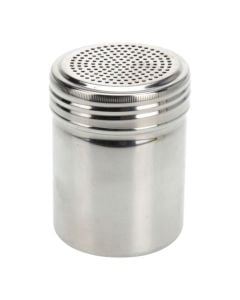 Pepper and salt shaker, stainless steel, silver, 10 cm