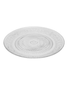 Dessert plate, glass, transparent, Dia. 18 cm