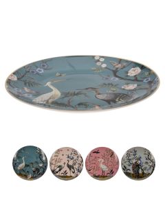 Serving plate, porcelain, multicolored, Dia. 26 cm