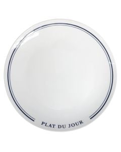 Serving plate, porcelain, white, Dia. 27 cm