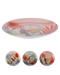 Soup plate, porcelain, multicolored, Dia. 20.5 cm