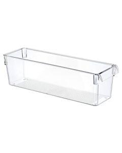 Fridge organizer, polystyrene, transparent,  36x 10x H 10 cm