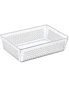 Organizer, Polystyrene, Transparent, 23x15.5xH 6 cm, 1 piece