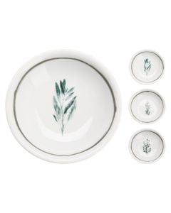 Serving plate, porcelain, white , Dia. 10 cm