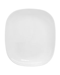 Serving plate for Snack Solutions, opal, white, 21x19 cm