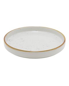 Dessert plate Oslo STAINS, porcelain, beige, Dia. 20 cm