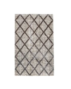 Carpet Bombay, polyester, grey/white, 120x180 cm