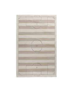 Carpet Eclipse, polypropylene and polyester, grey/cream, 133x190 cm