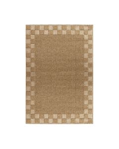 Carpet Kos, polypropylene, brown, 133x190 cm