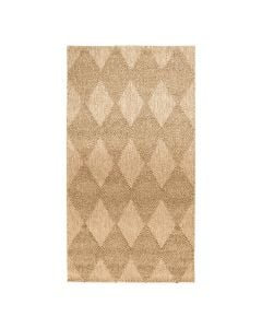 Rug Kos, polypropylene, brown, 80x150 cm