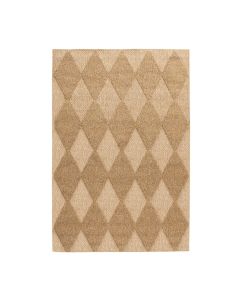 Carpet Kos, polypropylene, brown, 133x190 cm