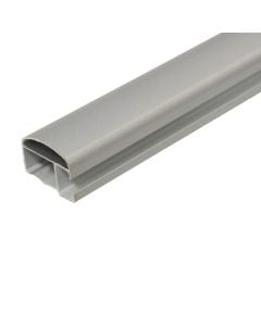 Rail without awning, aluminum, grey, 1.6 mt