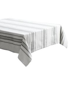 Tablecloth Chaumont,  100% cotton, grey, 140x200 cm