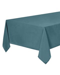 Tablecloth Nelson,  100% polyester, green/blue, Dia. 180 cm