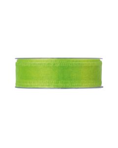 Packaging ribbon, Organza, 40mmx50m, green color