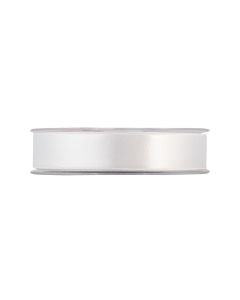 Wrapping ribbon, Doppio Raso, 25mmx50m, white color
