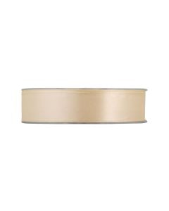 Wrapping ribbon, Doppio Raso, 25mmx50m, beige color