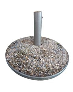 Frame base, concrete, 50 kg, metal pipe