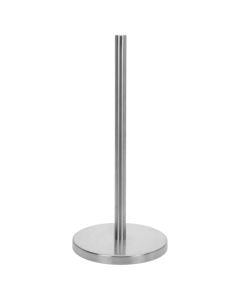 Kitchen paper roll holder, stainless steel, silver color, Dia. 15 x H 32 cm