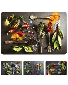 Placemat, polypropylene, assorted colors, 43.5x28.5 cm
