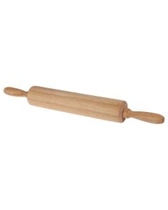 Rollig pin, rubberwood, natural, 5x43 cm