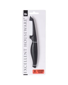 Peeler, polypropylene, black, 19x2.5 cm
