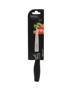 Utility knife, stainless steel, black, 23 cm
