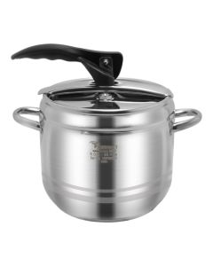 Pressure coocker with induction, stainless steel, silver color, 5L / Dia. 20 x H 18 cm