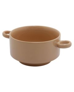 Bowl Retro, stoneware, pink, 51 cl / 18.5x12.3x7 cm