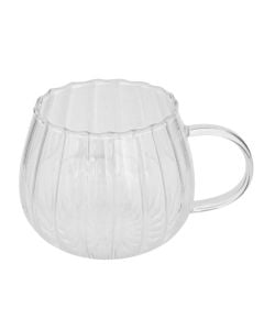Mug Ivy, glass, transparent, 35 cl / 11.5x7.5x9 cm