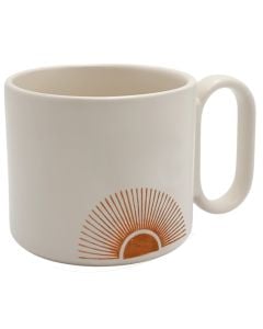 Espresso cup Sunshine, stoneware, beige, 11 cl / 6.5x5.5x9.3 cm