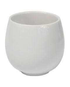 Espresso cup Nora, porcelain, white, 9 cl / Dia. 5 x H 5.8 cm