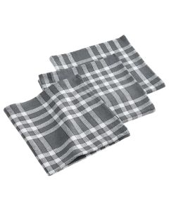 Table napkins (Pck 3), cotton, grey, 45x45 cm