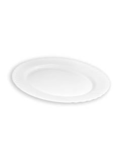 Oval plate EBRO, Size: 36 cm Color: White, Material: Arcopal